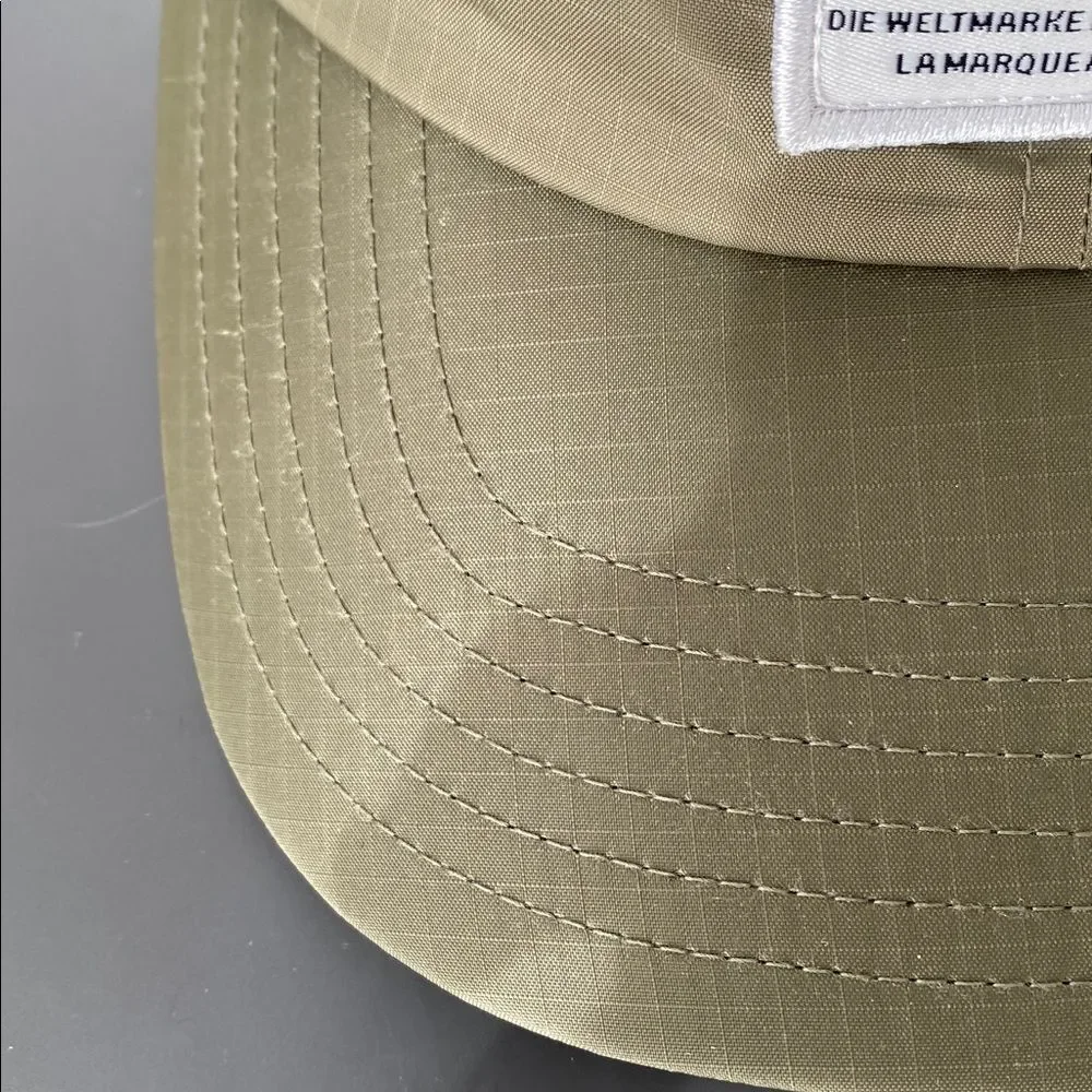 Adidas Original Olive Military Green Cap Logo Patch OS Unisex Nylon Street